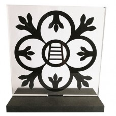 ARCA SCALIGERA in plexiglass stampato con basetta in legno nero (prezzo iva e trasporto inclusi)